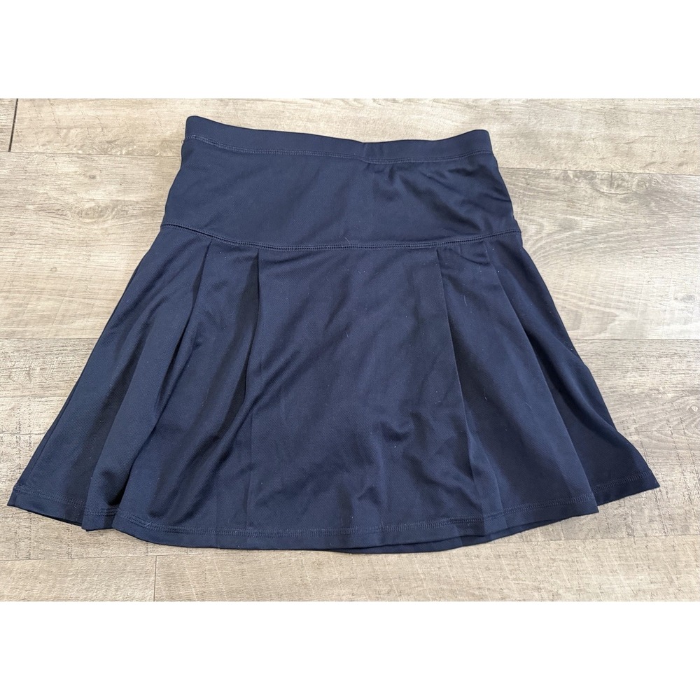 Chaps Girls Sz 14 Regular Schoolwear Uniform Navy Blue Skort Skirt